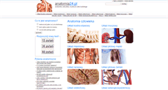 Desktop Screenshot of anatomia24.pl