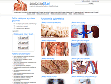 Tablet Screenshot of anatomia24.pl